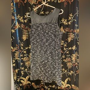 Cynthia Rowley Sheath Dress faux leather boucle combo